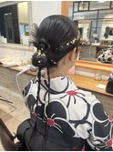 卒業式袴着付け・ヘアセット/カチモリ風