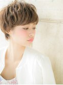 ニュアンスパーマダブルカラー小顔ショートa小山20代30代