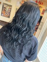 ヘア メイク ココ(hair make coco)&nbsp;光沢のあるブルーブラック(*^^*)