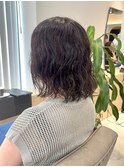 【くせ毛カット】ウェーブボブ