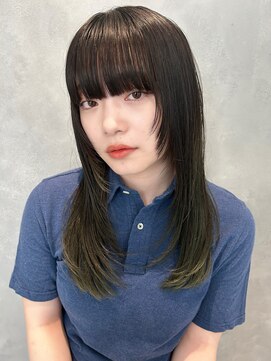 ビューナゴヤ 名駅(VIEW NAGOYA) レイヤーカット/顔まわりレイヤー/重めバング/前髪カット