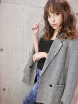 ユアーズヘア 新宿WEST(youres hair)&nbsp;大人可愛い☆アレンジ　波ロングヘアー　ひし形　レイヤー　小顔
