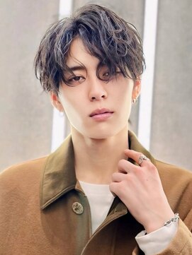 MEN'S HAIR BLEACHi 北18条店【12月5日オープン(予定)】 【BLEACHi】シャドウウェーブセンターパート