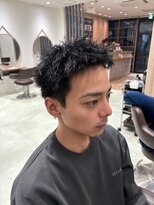 アース 三軒茶屋店(HAIR&MAKE EARTH)&nbsp;セットが楽な短めスパイキー【三軒茶屋】