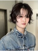 ニュアンスパーマ、ショートボブ、ミニボブ