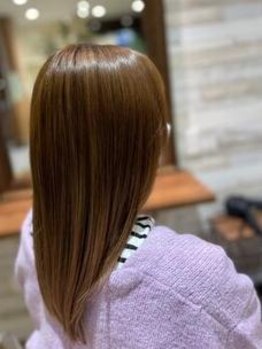 ハレ(HAR)の写真/髪と環境に優しい天然由来成分92％≪ヴィラロドラカラー≫で、ダメージを感じさせない美しく艶やかな髪色に