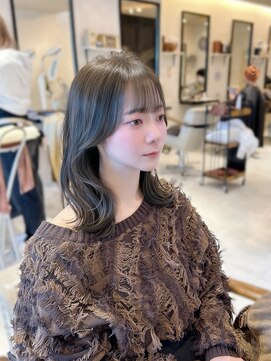 ヘアーメイク ブランニュー 東生駒店(hair make Brand new) オリーブグレージュ