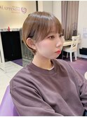 コンパクトショート　顔まわりカット　京都美容室　進詩織