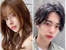 ★男性限定★!選べる透明感プレミアカラー+3stepうる艶トリートメント+カット