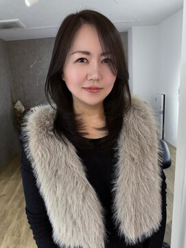 エトワ 中央店(etoi) 大分ハッシュカット胸上鎖骨下ミディアムレイヤースタイルかるめ