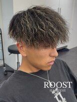 ルースト 八王子店(ROOST)&nbsp;MEN'SHAIR/パイルツイスト/ハイライト/フェードカット/眉毛