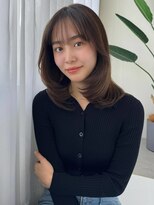 ソヨン 岡崎店(SOYON)&nbsp;ミストバング×小顔ミディアムボブ