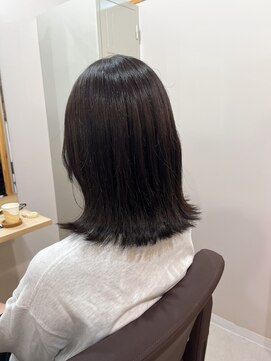 カミエ(kamie) ブリーチなし　ブルーアッシュ