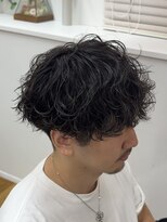 シルク 大宮(SilQ) 強め波シャドウパーマ/メンズ/men's/メンズサロン/眉毛