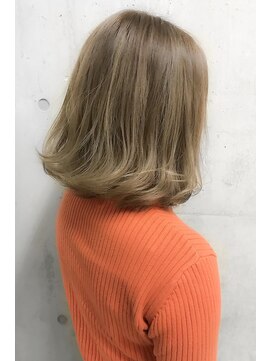 ルノン フィージュ(LUNON fieju) 【LUNON fieju】バレイヤージュハイライト×外ハネボブ