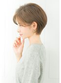 『rue京都』大人可愛い前下がりショート☆小顔ひし形ブランジュ