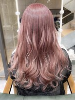 デイズ(days)&nbsp;【DAYS 原宿】ピンクブラウンカラー☆ブリーチWカラーロング