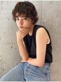 【ON】カーリーパーマ × マッシュボブ