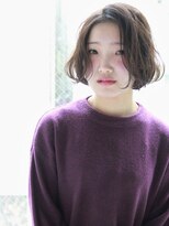 エムスラッシュ みなとみらい馬車道店(M SLASH)&nbsp;M.SLASH馬車道/アシンメトリー/前下がりボブ/ニュアンスカラーz