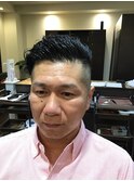 スパイラルパーマ サイドグラデーション<理容室>日暮里/メンズ