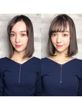 アフロート ギンザ(AFLOAT GINZA) AFLOAT GINZA【仲道 弘泰】前髪作った【before→after】