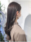 ヌケ感ロング大人可愛いゆるスタイル☆カーキアッシュグレージュ