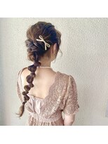 モスト(MocT)&nbsp;スーパーロング編みおろし結婚式アレンジ