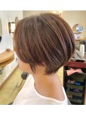 丸みショートボブ