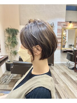 フェイバー 警固店(FAVOR) おさまりショートボブスタイル