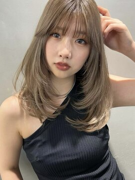 サイン 渋谷(SIGN) ザクザクレイヤーカット巻き方簡単ロング韓国アイドル表参道渋谷