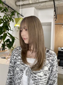 ウッド(uood) 【uood】ミルクティーベージュ