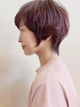 トップヘアー ガーデンヴィラ 安城(Garden Villa) 出来る女子パーマショートレイヤー/ニュアンスカラー