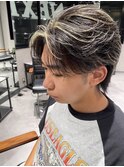 NEXT NEO【櫻田】センターパートウルフ　ハイライトメッシュ