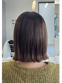 《AO hair》切りっぱなしボブ