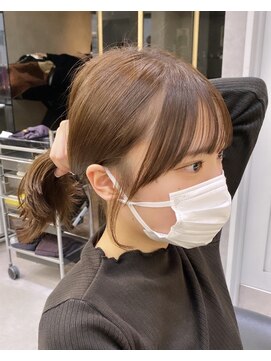 ロンドアヴァントゥス 池袋(Lond aventus) 韓国レイヤー/韓国風/ボブ/髪質改善/黒髪/ブリーチなし〔池袋〕