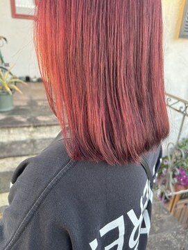 パディントン(Paddington) パキッと発色チェリーレッド☆可愛い赤をマシマシで◎