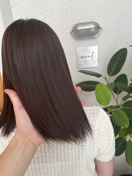 ムード(mood) 小麦カラー&トリートメントで作るサラサラスタイル