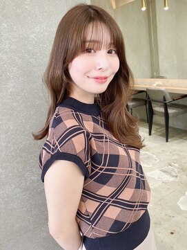 ロンド リリー 銀座(Lond Lily) 前髪/オリーブベージュ韓国顔周りレイヤーカット[銀座]