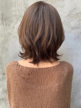 キリ 表参道(kyli) ★セミディ斜めバングメルティカラーくびれヘア艶感#261f0207