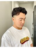 20代30代40代メンズビジネスツーブロックメンズパーマ