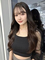 レミエ ダイカンヤマ(lemiie) レイヤーロング★韓国ヘア★暗髪