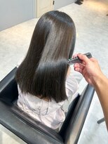 オルメント 天満 南森町(ORL'MENT)&nbsp;30代40代髪質改善ココアブラウン艶感ストレート透明感赤み消し