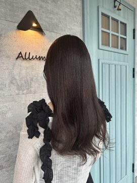 アリュメ 三重鈴鹿店(allum) グレージュのほんのりパープル