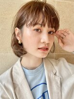 ビュートリアム265(BEAUTRIUM 265)&nbsp;#ボブレイヤー・ベージュ・顔周りカット・銀座日比谷20代30代