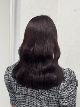 プライズ 表参道原宿店(prize) ワインレッドカラーカシスレッド暖色系カラー原宿表参道