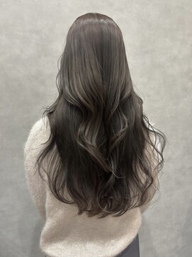 ヘアデザインファブロ イオンモール宮崎店(hair design FABRO.) 【FABRO.宮原】ダークグレージュ　グレージュ　赤み消しカラー