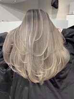 ヘアサロン リボーン(Hair salon Reborn)&nbsp;王子白髪ぼかしハイライトレイヤーカット20代30代40代