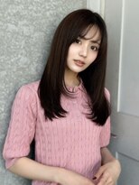 アンフィニー 仙台(ANFINI) 仙台髪質改善縮毛矯正酸性ストレートレイヤーカット韓国前髪学割
