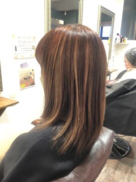 ヘアー グリーン(hair green) 40代50代60代/白髪ぼかしハイライト/ミディアムハイライト