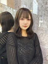 ロエ 大宮(LOE) ミルクティーブロンド/ダークブルー/ワンホンレイヤー